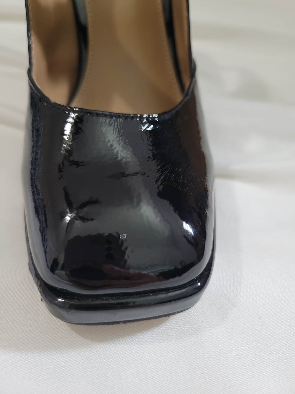 Sam Edelman Black  Slingback Mary Jane Heels with Buckle - Picture 7 of 14